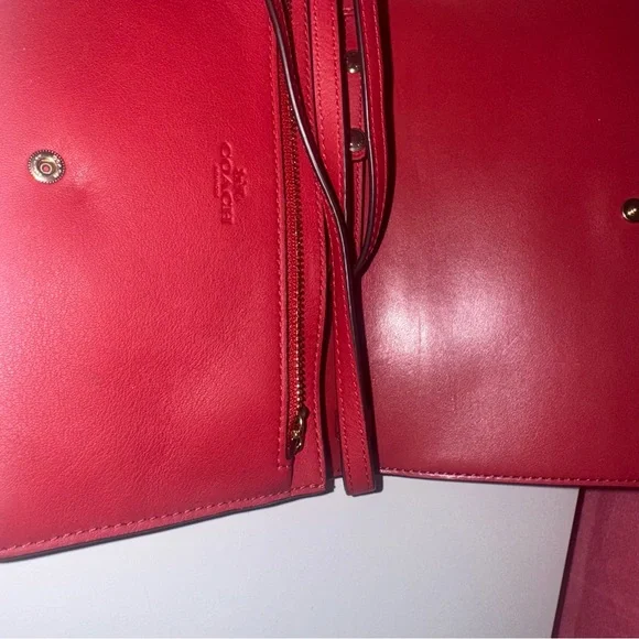 Coach Anna Foldover Clutch Crossbody | Wallet - Picture 5 of 6